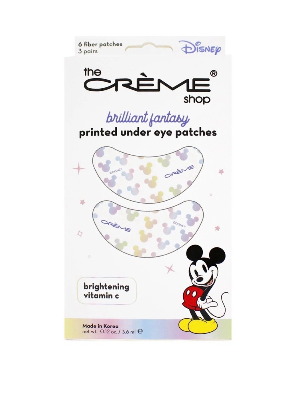 5/$35 NIB The Creme Shop x Disney - Brilliant Fantasy Printed Under Eye Patches